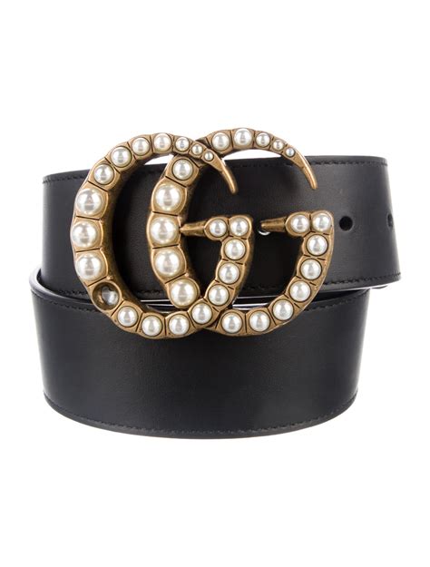 gucci belt with pearls drop ship